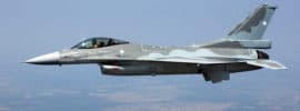 Giga-tronics provides custom filters as a part for the F-16 shown in the image.