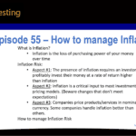 Podcast Episode 55 summary image: How to manage inflation risk