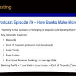 Podcast episode 79 summary on How Banks Make Money