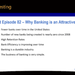 Podcast episode 82 summary image Why Banking is an Attractive industry