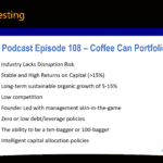 Podcast Episode 108 Coffee Can Portfolio Investing Strategy