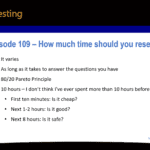 Podcast Episode 109 How much time should you research a stock?